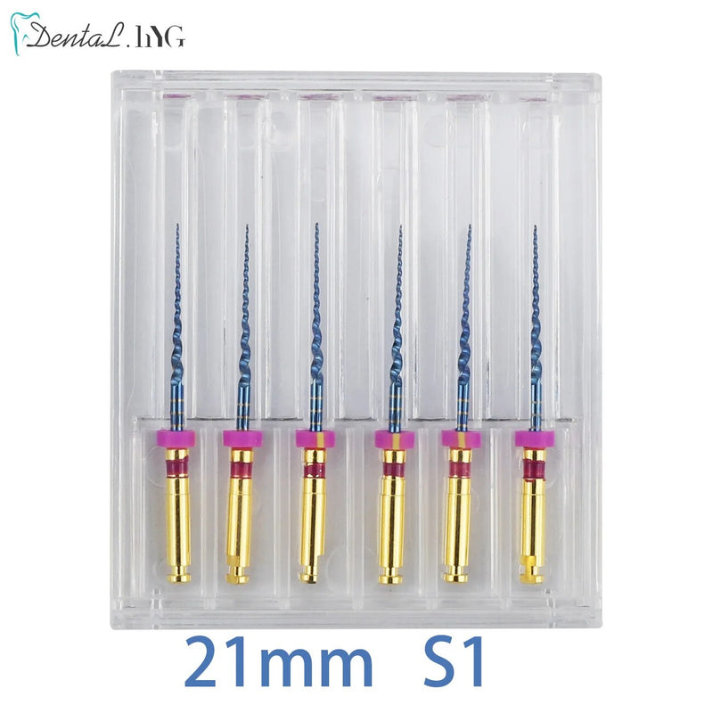 Dental SX-F3 Blue Files Nitinol Rotary Universal Engine Endodontic Anti-Fatigue Constant Needle Dentistry Root Canal Material