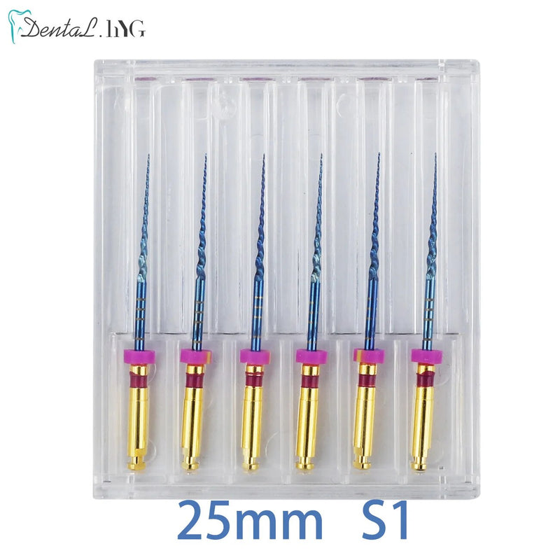 Dental SX-F3 Blue Files Nitinol Rotary Universal Engine Endodontic Anti-Fatigue Constant Needle Dentistry Root Canal Material