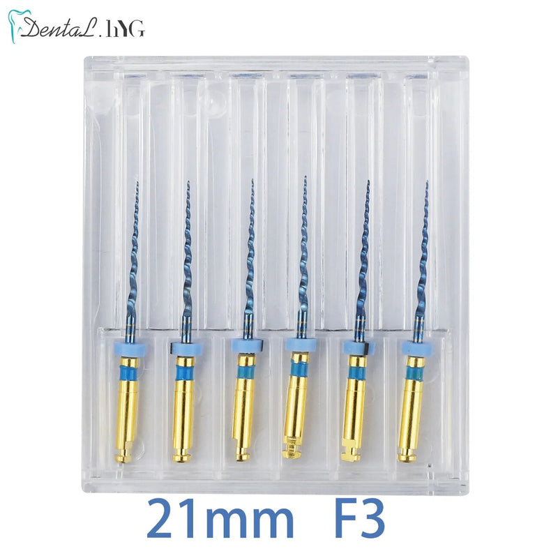 Dental SX-F3 Blue Files Nitinol Rotary Universal Engine Endodontic Anti-Fatigue Constant Needle Dentistry Root Canal Material