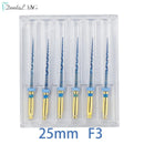 Dental SX-F3 Blue Files Nitinol Rotary Universal Engine Endodontic Anti-Fatigue Constant Needle Dentistry Root Canal Material