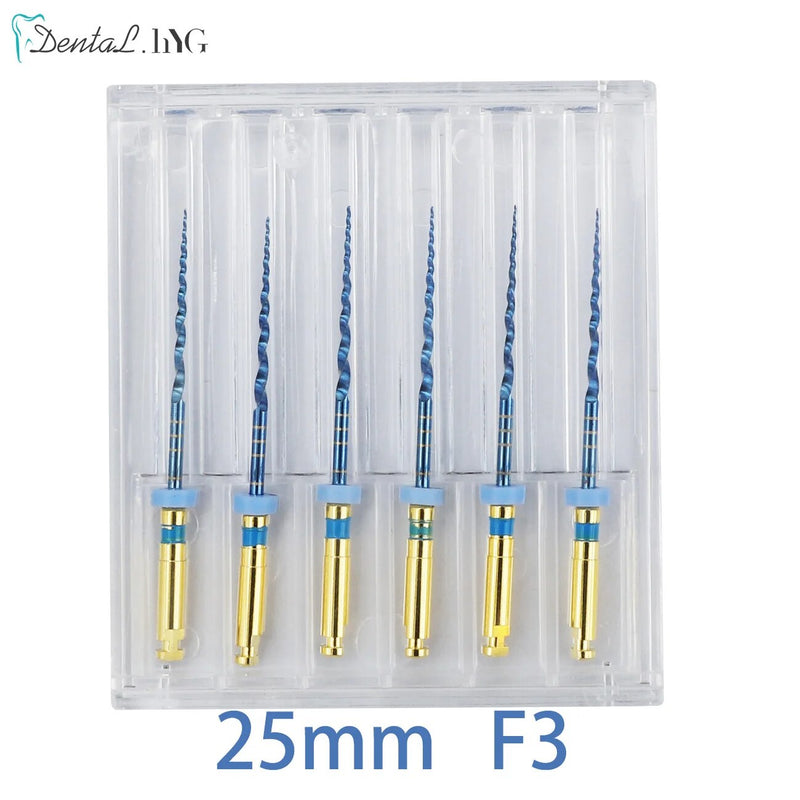 Dental SX-F3 Blue Files Nitinol Rotary Universal Engine Endodontic Anti-Fatigue Constant Needle Dentistry Root Canal Material