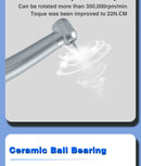 XND Dental Handpiece Set 2PCS Dental High Speed & Low Speed Handpiece Kit 2/4 Hole Push Button Handpiece Teeth Cutting Polishing