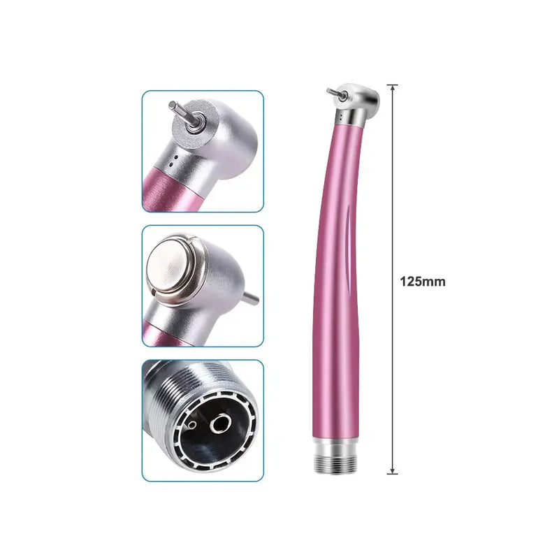 2/4 Holes Colorful Dental High Speed Handpiece Standard Head Single Water Spray Air Turbine Autoclavable Dentistry Instruments