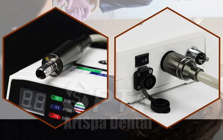 Dental procedures Advanced SPTA Micro Dental Electric Motor Clinic Brushless LED Micromotor Handpiece Polisher Tips Innovative