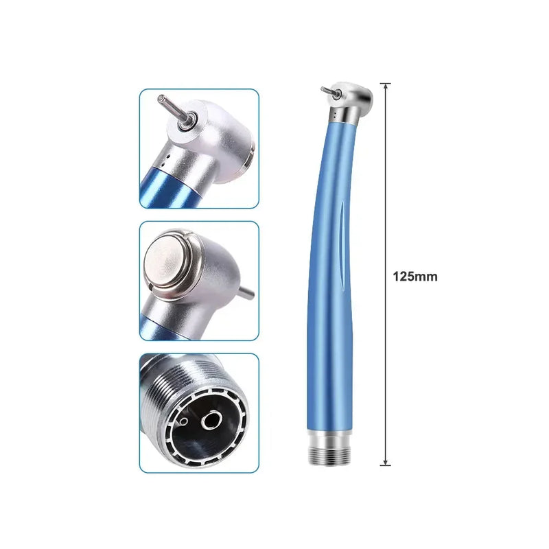 2/4 Holes Colorful Dental High Speed Handpiece Standard Head Single Water Spray Air Turbine Autoclavable Dentistry Instruments