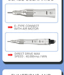 XND Dental Handpiece Set 2PCS Dental High Speed & Low Speed Handpiece Kit 2/4 Hole Push Button Handpiece Teeth Cutting Polishing