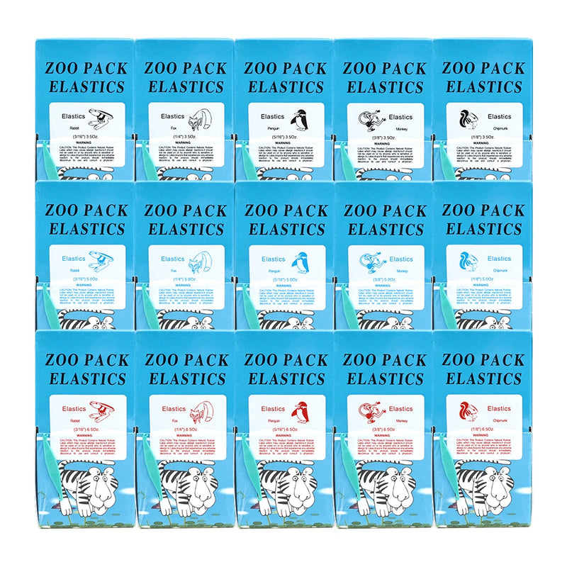 5000Pcs/Box Dental Orthodontic Zoo Pack Elastics Rubber Bands Latex Braces Force 3.5/5.0/6.5OZ Dentistry Orthodontic Materials