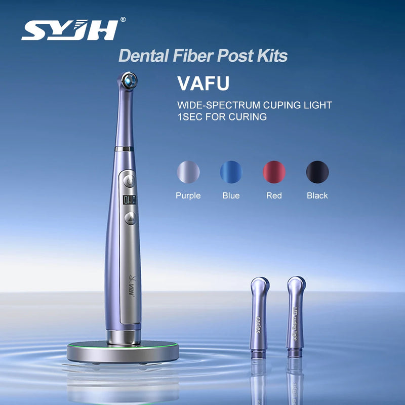Wireless Dental Photocuring Lamp VAFU 10W 1s/2mm Resin Light-cured Lamp 3200mw/cm² High Intensity Photopolymerizer Dentist