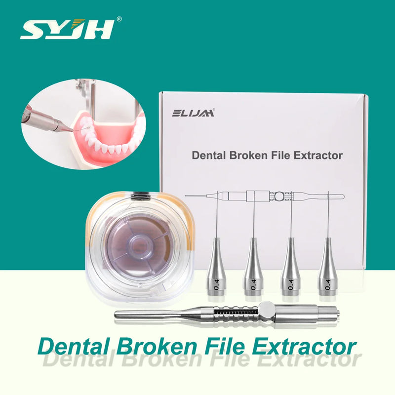 Dental Broken File Extractor Root Canal Files Extractor Holder Rstoration Tool Broken Endo File Removal Dentist Instrument Tools