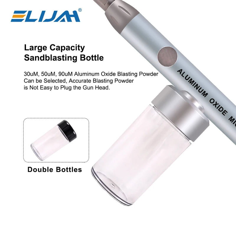 Dental Aluminum Oxide Microblaster with Water Spray Interface Microetcher Sandblasting Alumina Gun Air Abrasion Polisher Tools