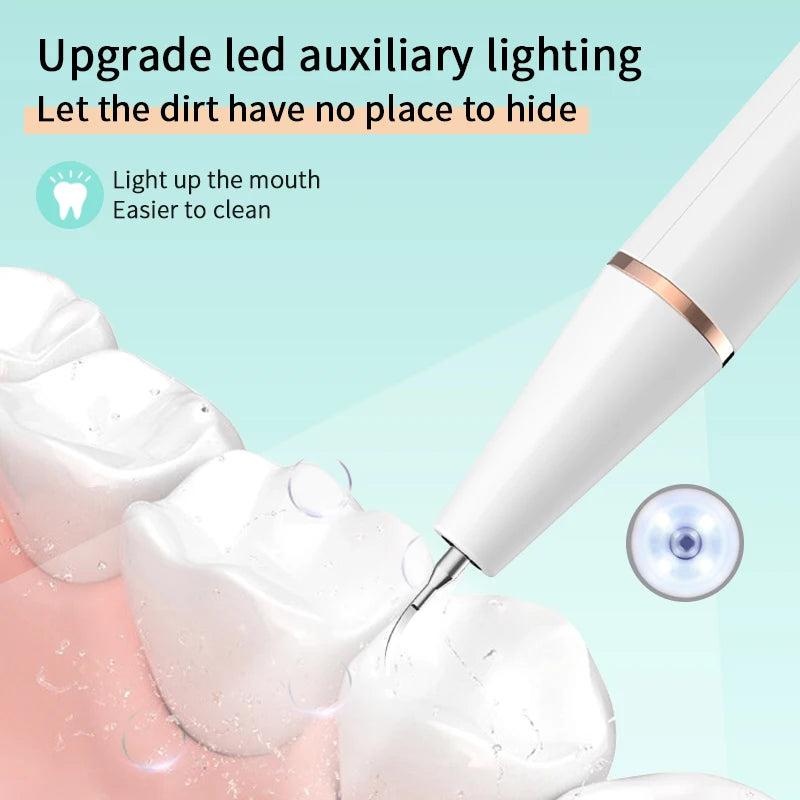 Ultrasonic Dental Scaler Dental High Frequency Vibration Sonic Teeth Whitening Plaque Remover Tartar Scraper Oral Irrigator