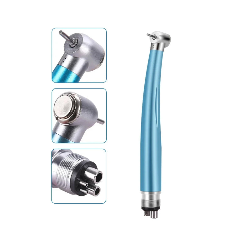 2/4 Holes Colorful Dental High Speed Handpiece Standard Head Single Water Spray Air Turbine Autoclavable Dentistry Instruments