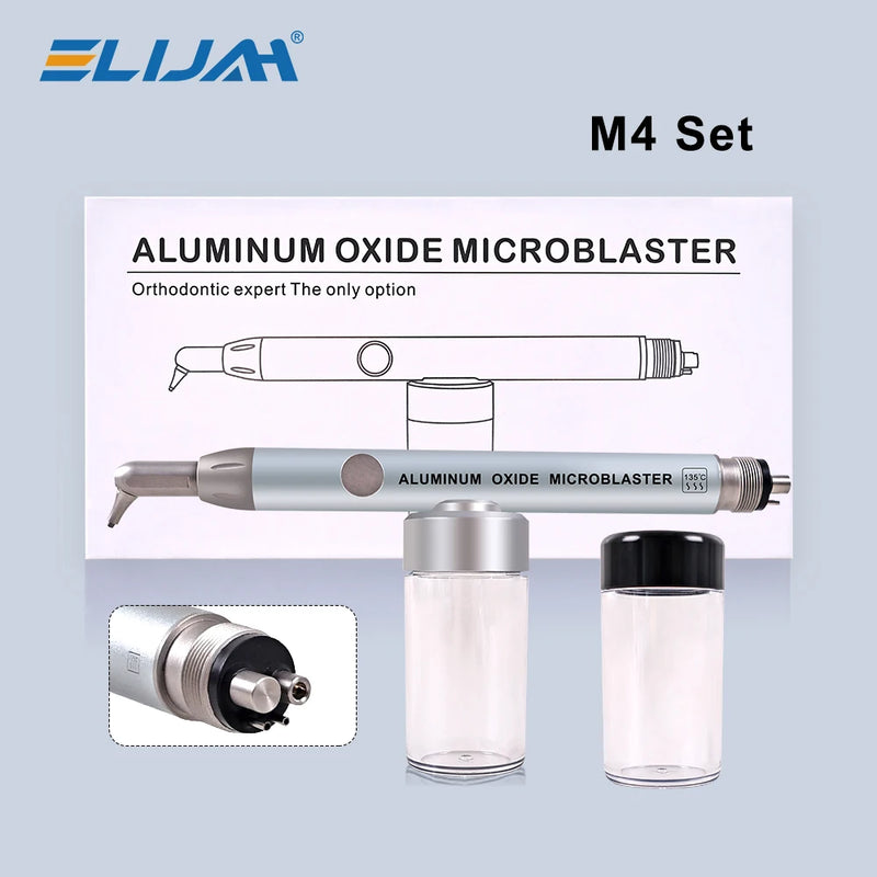 Dental Aluminum Oxide Microblaster with Water Spray Interface Microetcher Sandblasting Alumina Gun Air Abrasion Polisher Tools