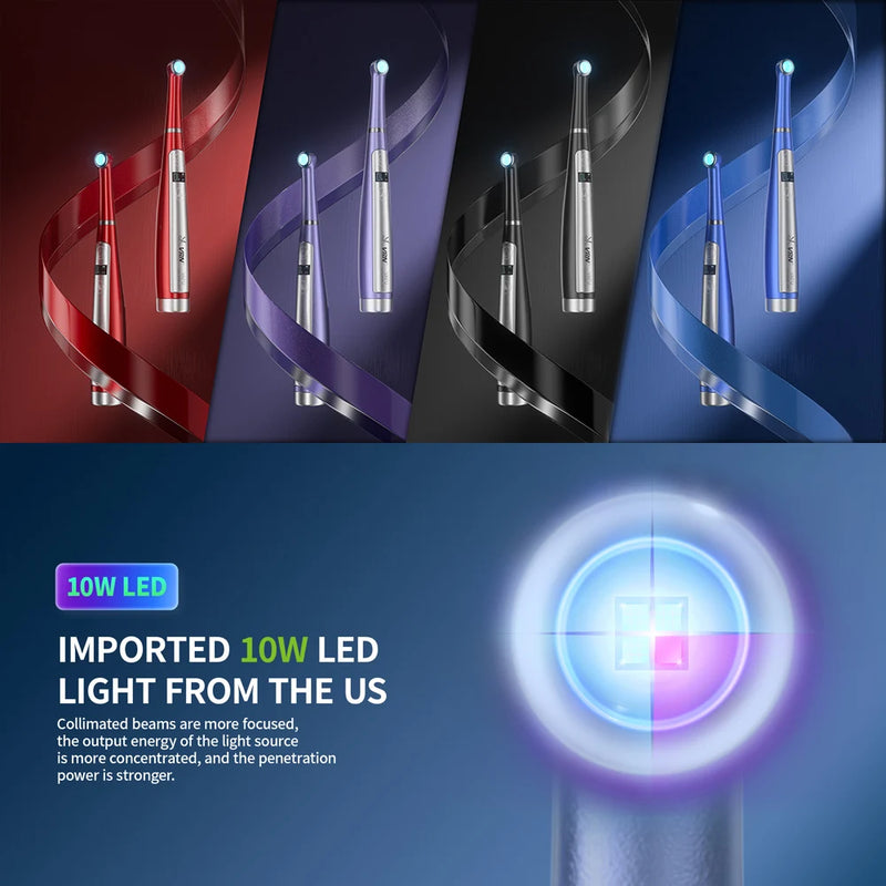 Wireless Dental Photocuring Lamp VAFU 10W 1s/2mm Resin Light-cured Lamp 3200mw/cm² High Intensity Photopolymerizer Dentist