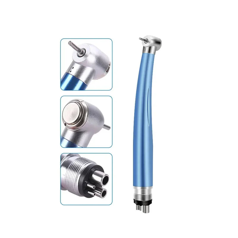 2/4 Holes Colorful Dental High Speed Handpiece Standard Head Single Water Spray Air Turbine Autoclavable Dentistry Instruments