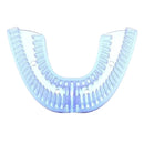 U-Type Cold Blue Light Teeth Whitening Brush 360 Degree Intelligent Silicon Head Sonic Electric Toothbrush Automatic Toothbrush