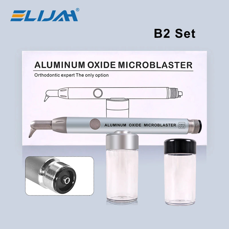 Dental Aluminum Oxide Microblaster with Water Spray Interface Microetcher Sandblasting Alumina Gun Air Abrasion Polisher Tools