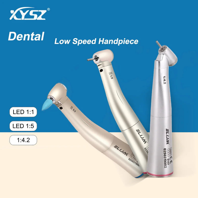 Fiber Optic Dental Internal Water Spray Contra Angle Handpiece 1:1 /1:4.2/1:5 Increasing Speed Low Speed Handpiece Dentist Tools