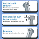 XND Dental Handpiece Set 2PCS Dental High Speed & Low Speed Handpiece Kit 2/4 Hole Push Button Handpiece Teeth Cutting Polishing