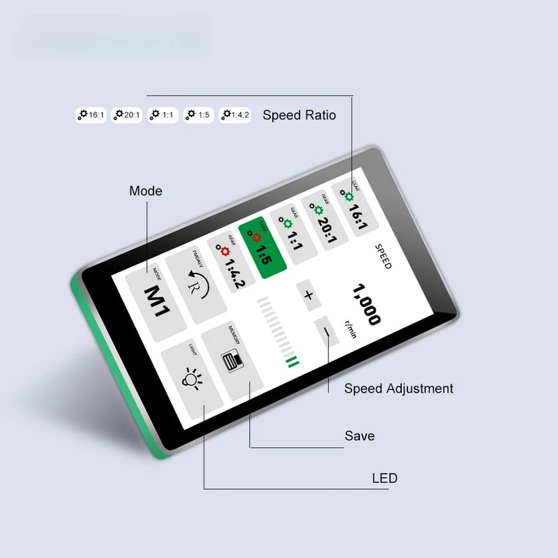 SYJH-micromotor Dental LED eléctrico sin escobillas, pulverizador de agua interno, pantalla táctil integrada, Micro Motor, herramienta de equipo de odontología