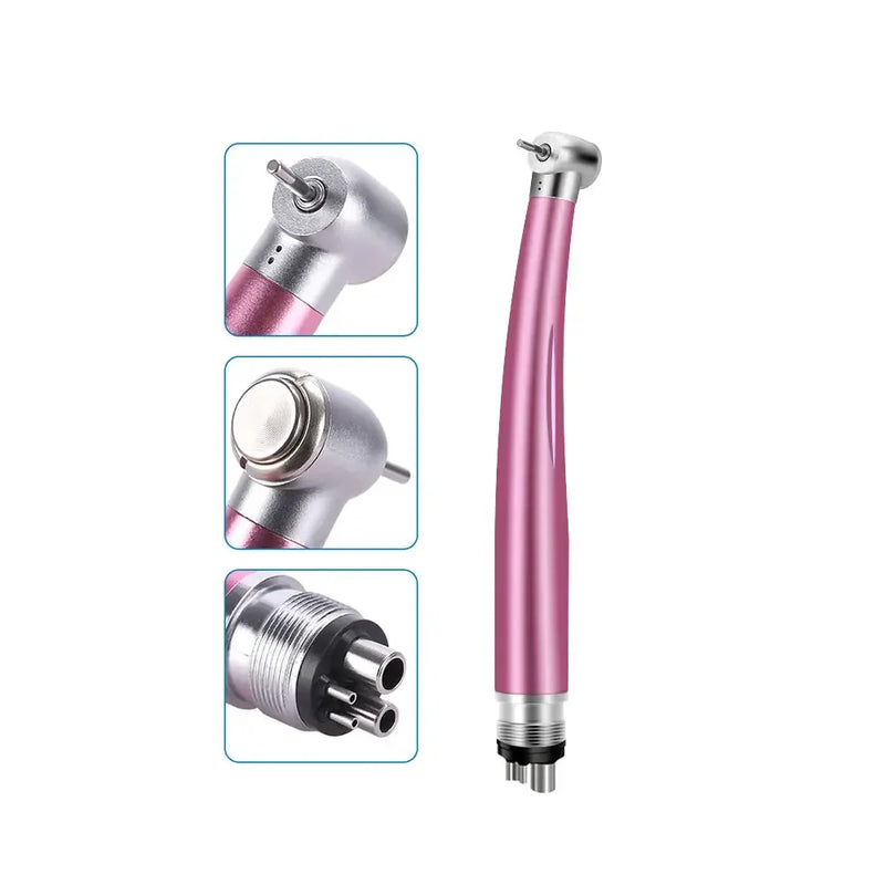 2/4 Holes Colorful Dental High Speed Handpiece Standard Head Single Water Spray Air Turbine Autoclavable Dentistry Instruments