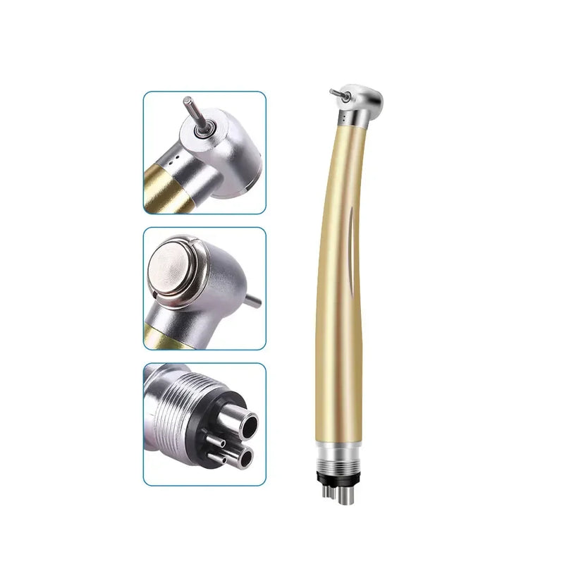 2/4 Holes Colorful Dental High Speed Handpiece Standard Head Single Water Spray Air Turbine Autoclavable Dentistry Instruments