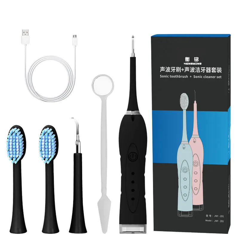 Household Electric Toothbrush Sonic Dental Scaler Ultrasonic Whitening Teeth Brush Dental Calculus Remover IPX7 Teeth Cleaner