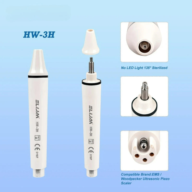 Dental Ultrasonic Scaler Handpiece Dental LED Piezo Handle HW-5L Fit EMS WOODPECKER UDS SATELEC DTE Without Cable Dentist Tools