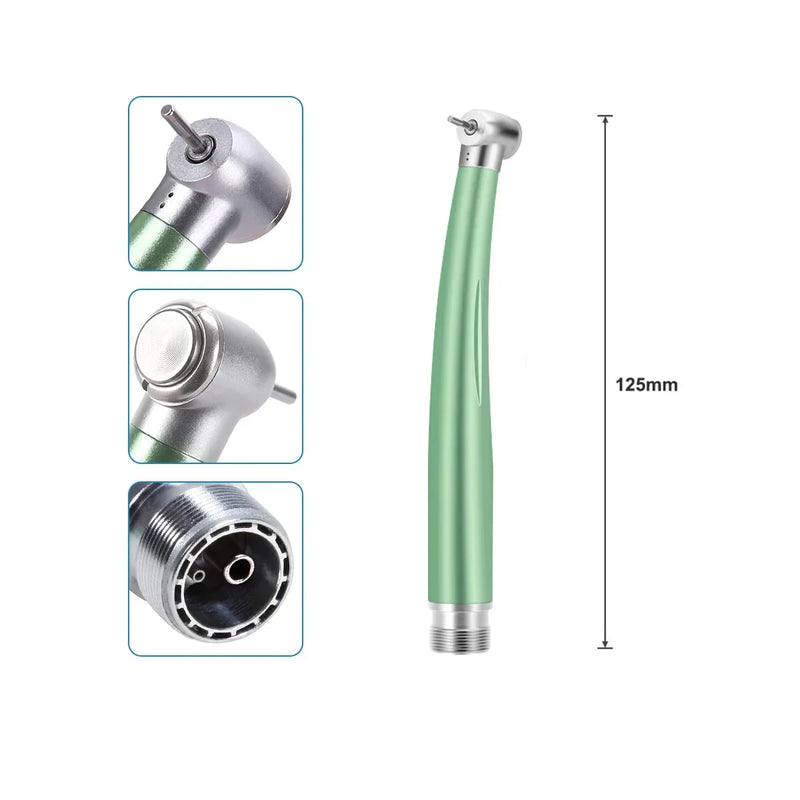 2/4 Holes Colorful Dental High Speed Handpiece Standard Head Single Water Spray Air Turbine Autoclavable Dentistry Instruments