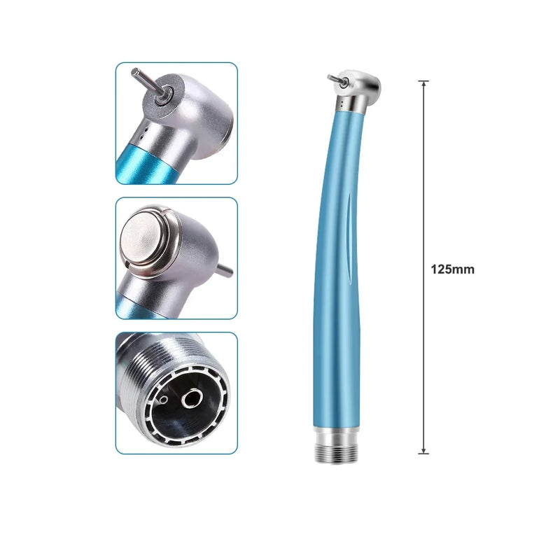 2/4 Holes Colorful Dental High Speed Handpiece Standard Head Single Water Spray Air Turbine Autoclavable Dentistry Instruments