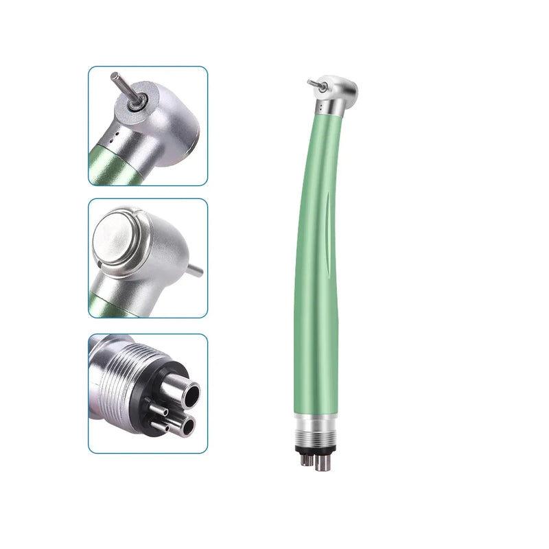 2/4 Holes Colorful Dental High Speed Handpiece Standard Head Single Water Spray Air Turbine Autoclavable Dentistry Instruments