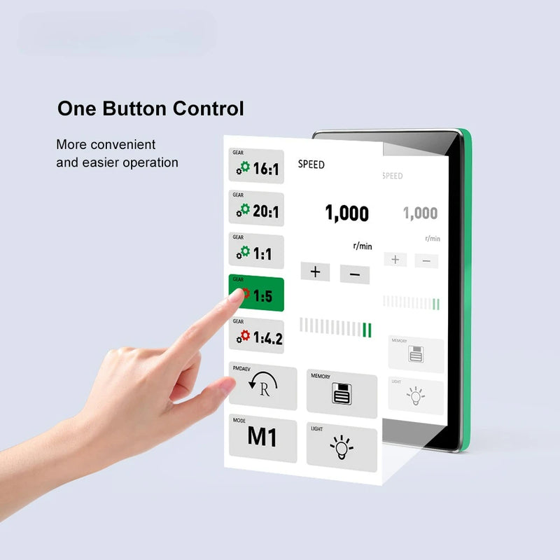 SYJH-micromotor Dental LED eléctrico sin escobillas, pulverizador de agua interno, pantalla táctil integrada, Micro Motor, herramienta de equipo de odontología