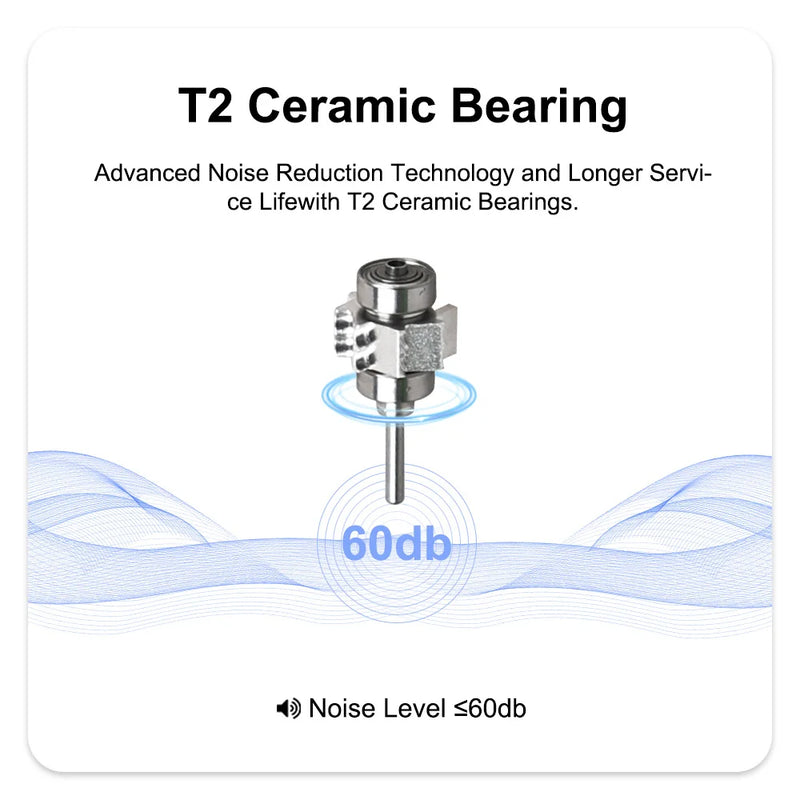 2/4 Holes Colorful Dental High Speed Handpiece Standard Head Single Water Spray Air Turbine Autoclavable Dentistry Instruments