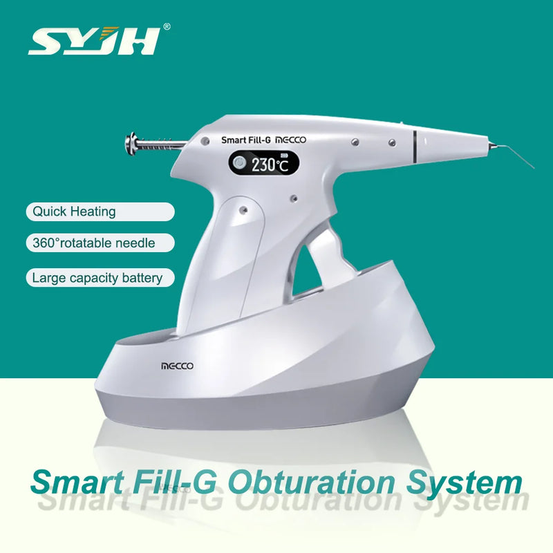 Dental Smart FilI-G Endo Obturation System 360°rotatable Needle Gutta Percha Fill Gun Root Canals Precisely Dentistry Equipment