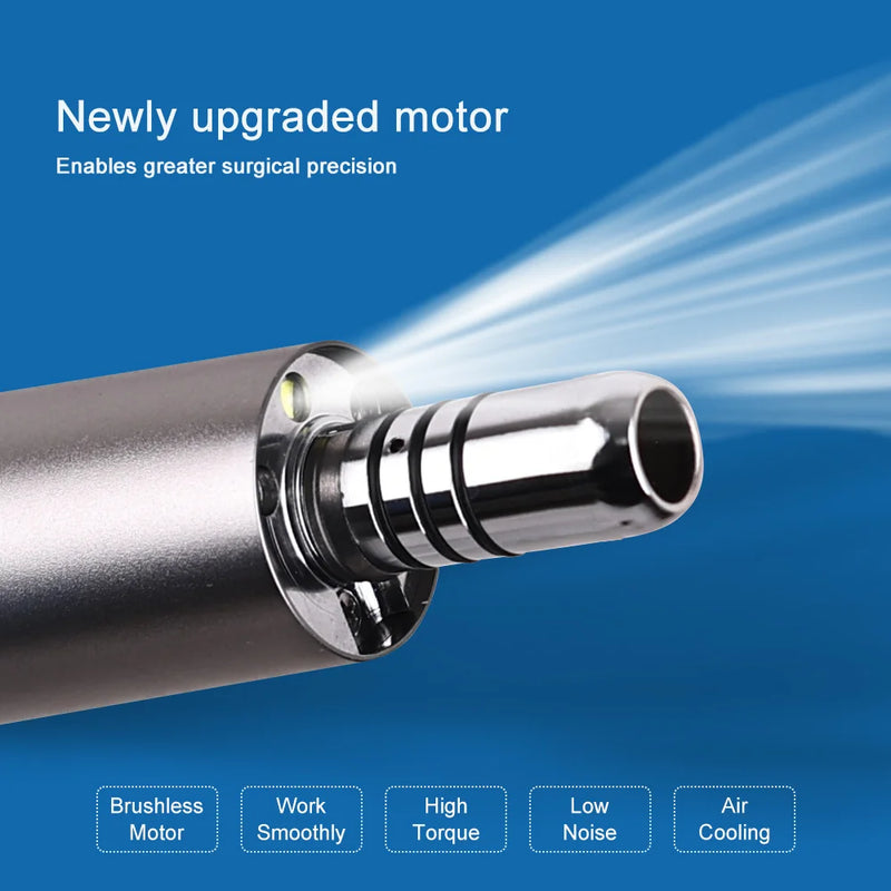 New Dental Brushless Micromotor Indenpendent Use LED Electric Micromotor 1:1/1:5/16:1 Fiber Optic Contra Angle Dentistry Tools
