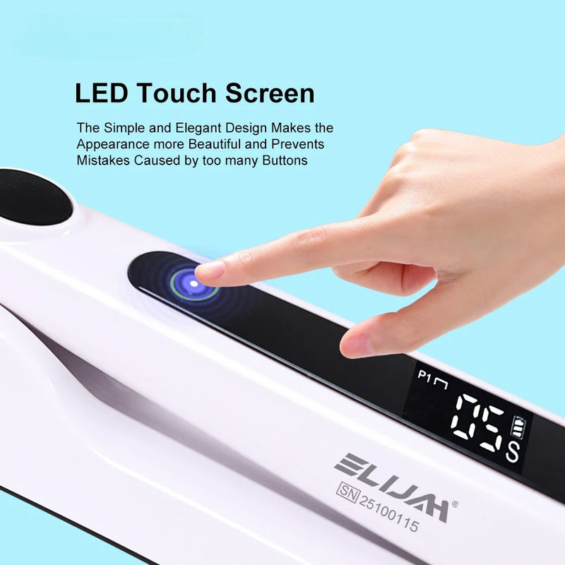 Wireless 1 Second Dental Curing LED Lamp Light 800-2400mw/cm² Photopolymerizer Lamp 360° Rotating Metal Head Lamp Dentist Tools