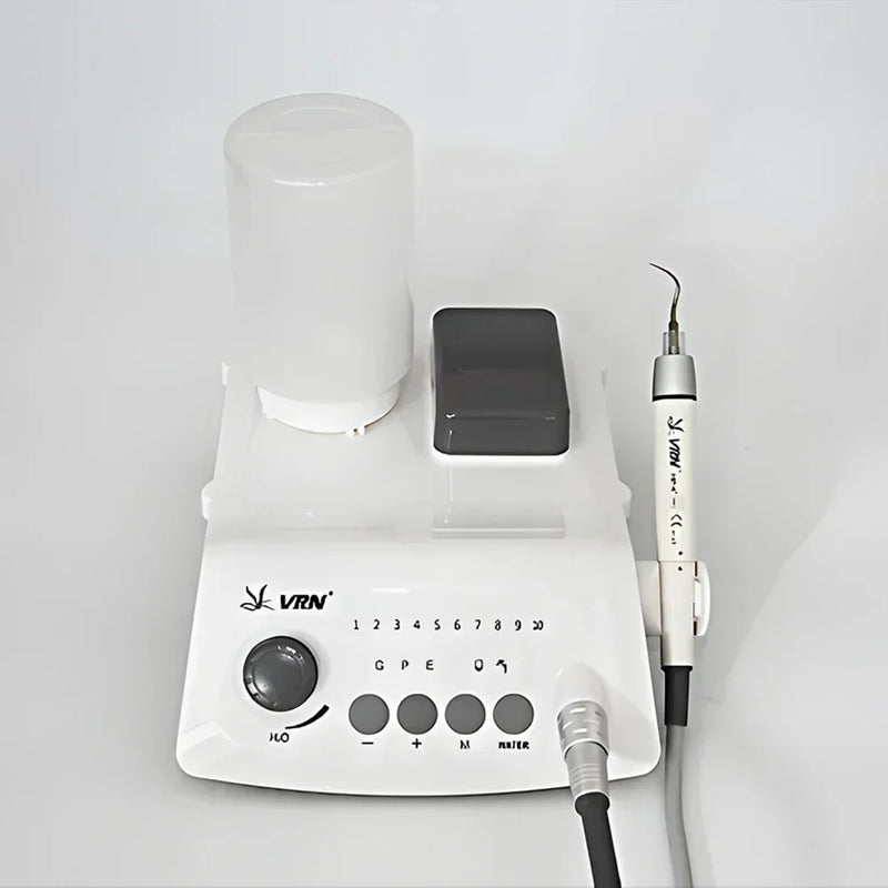 VRN A8 Dental LED Ultrasonic Scaler Portable Ultrasonic Scaler Unit with Auto-water Supply Bottle Oral Hygiene Cleaning Machine
