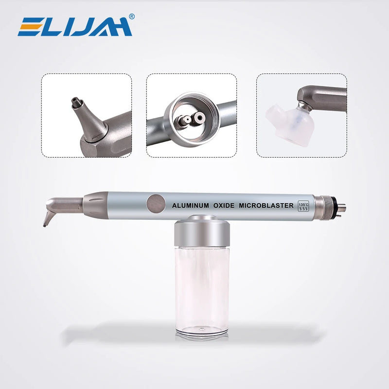 Dental Aluminum Oxide Microblaster with Water Spray Interface Microetcher Sandblasting Alumina Gun Air Abrasion Polisher Tools